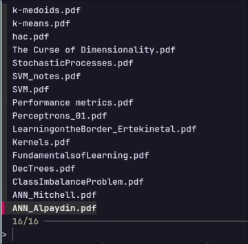 Custom PDF Chooser using fzf