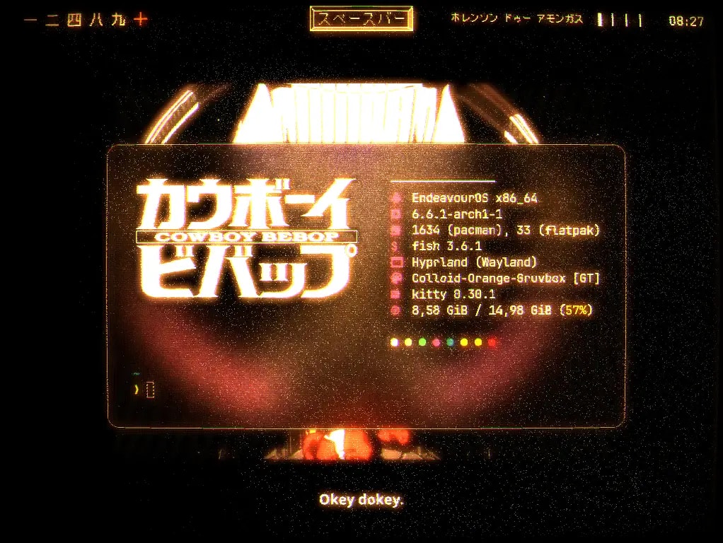 Hyprland Hall of Fame setup by Flafy