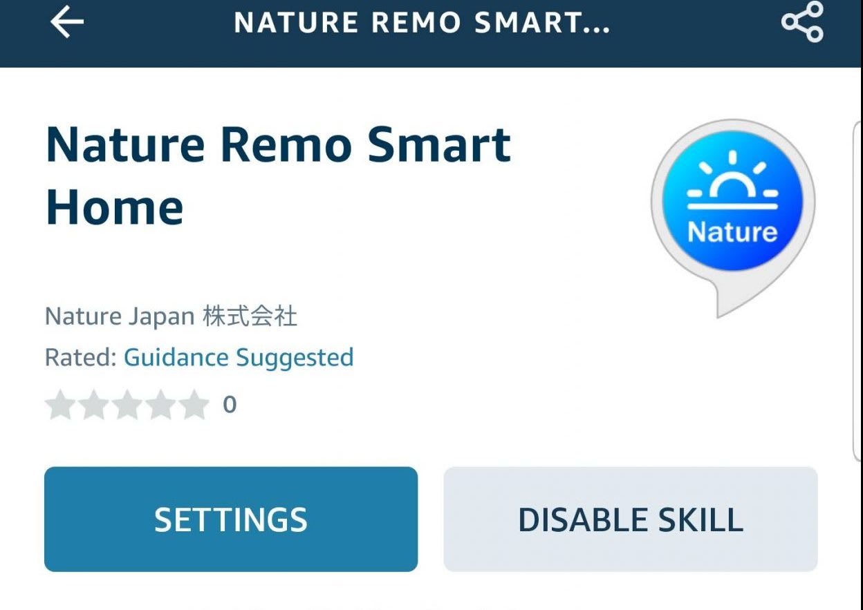 Alexaからnature Remoを英語で使う It