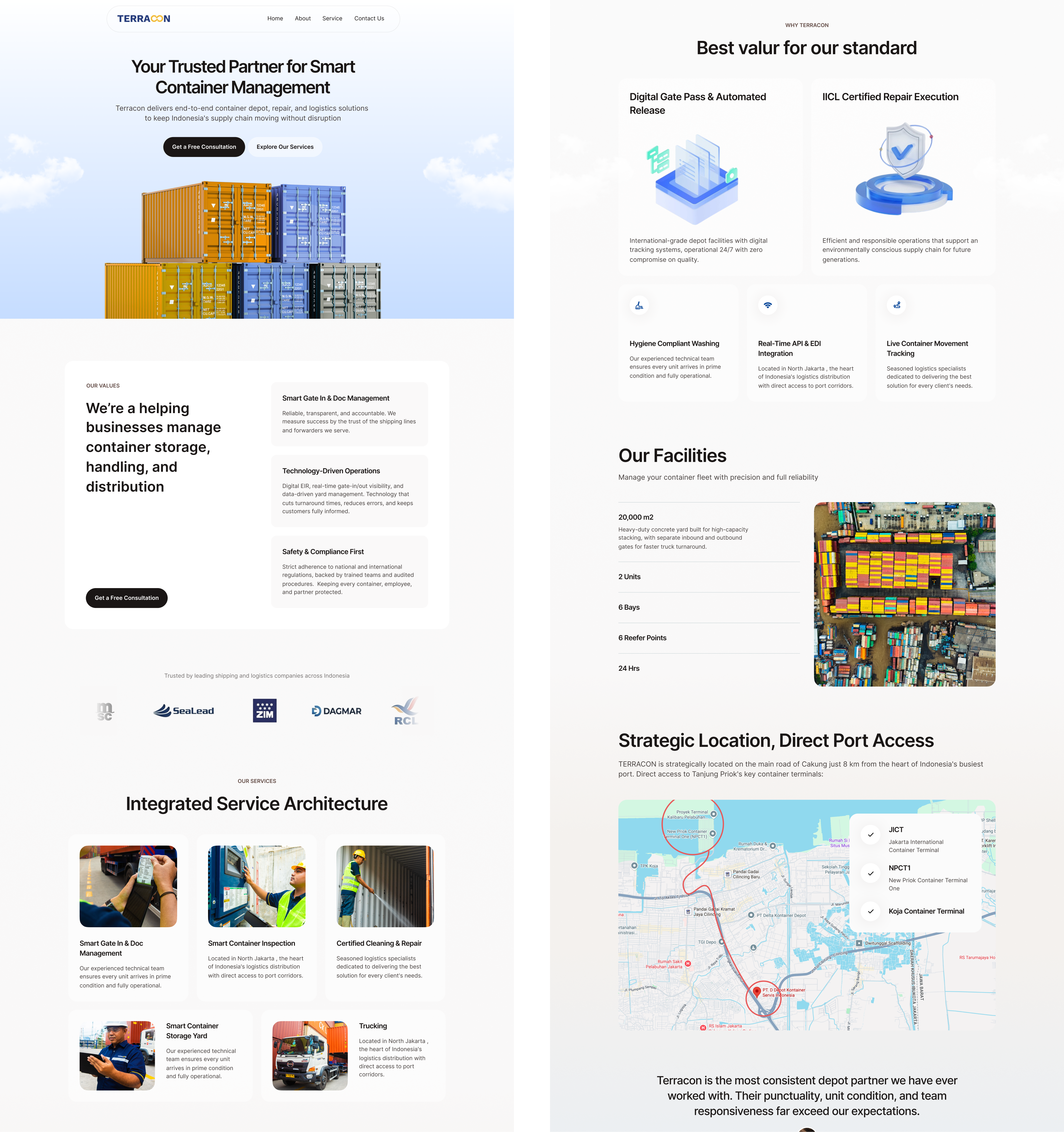 Depot Logistics Website