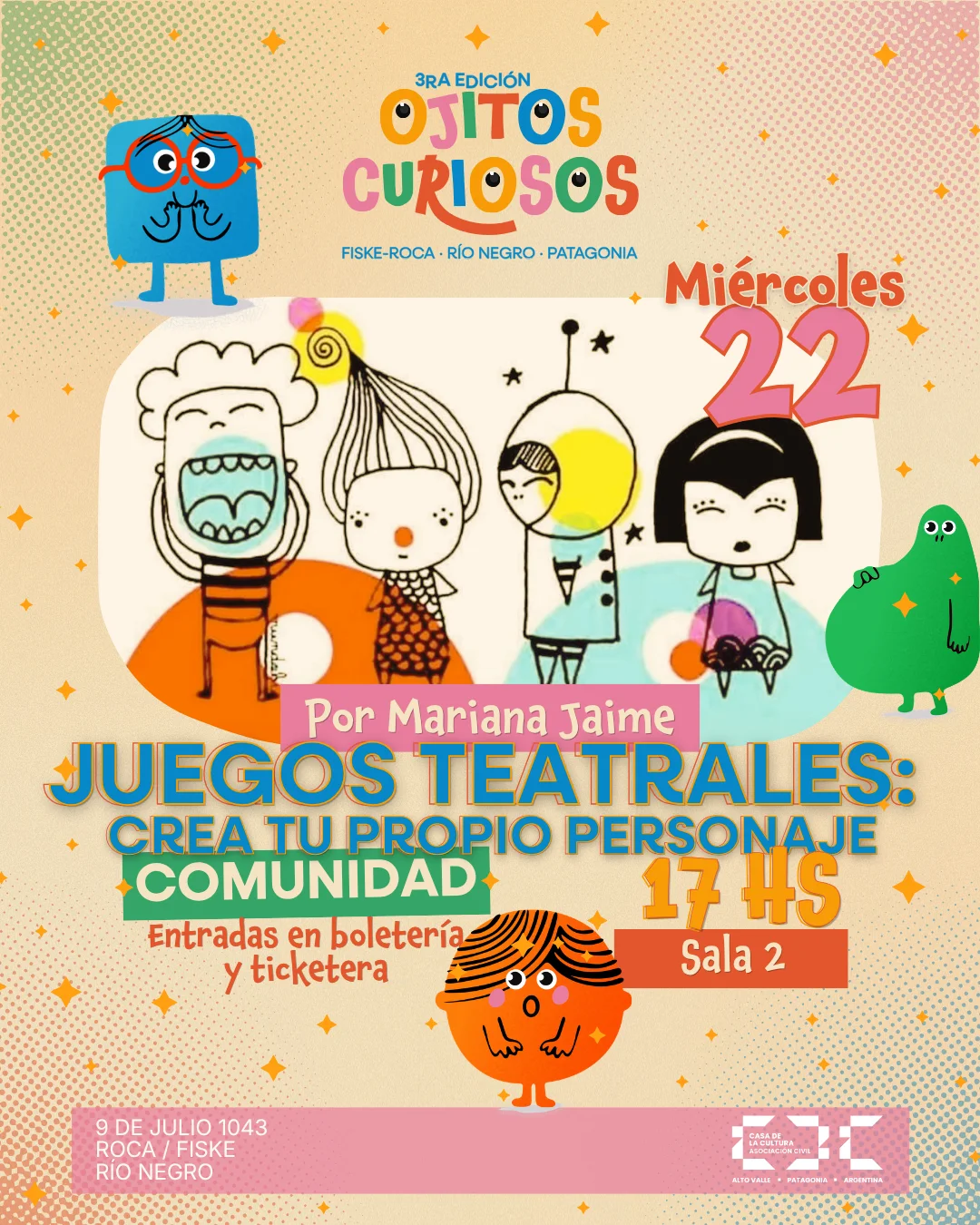 Juegos Teatrales – Creá Tu Propio Personaje