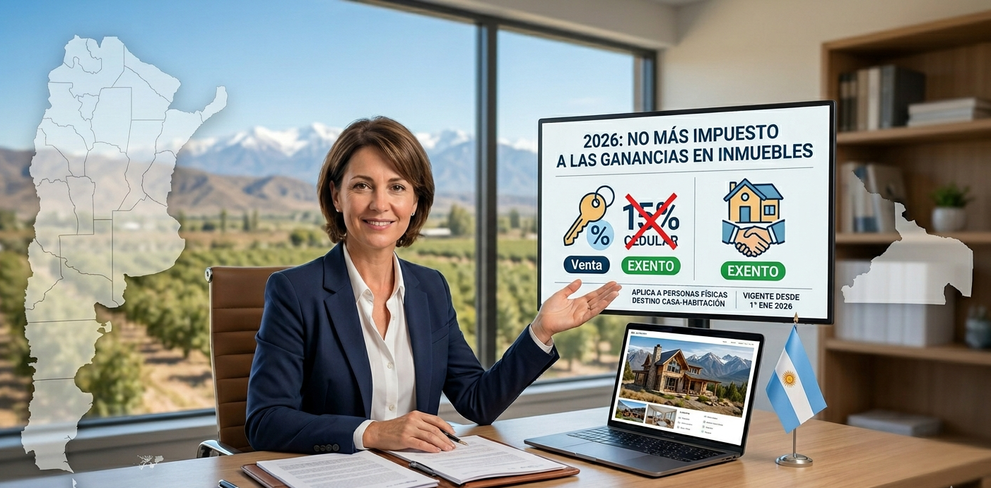 Vender o alquilar una propiedad en 2026: Todo sobre la eliminación del Impuesto a las Ganancias
