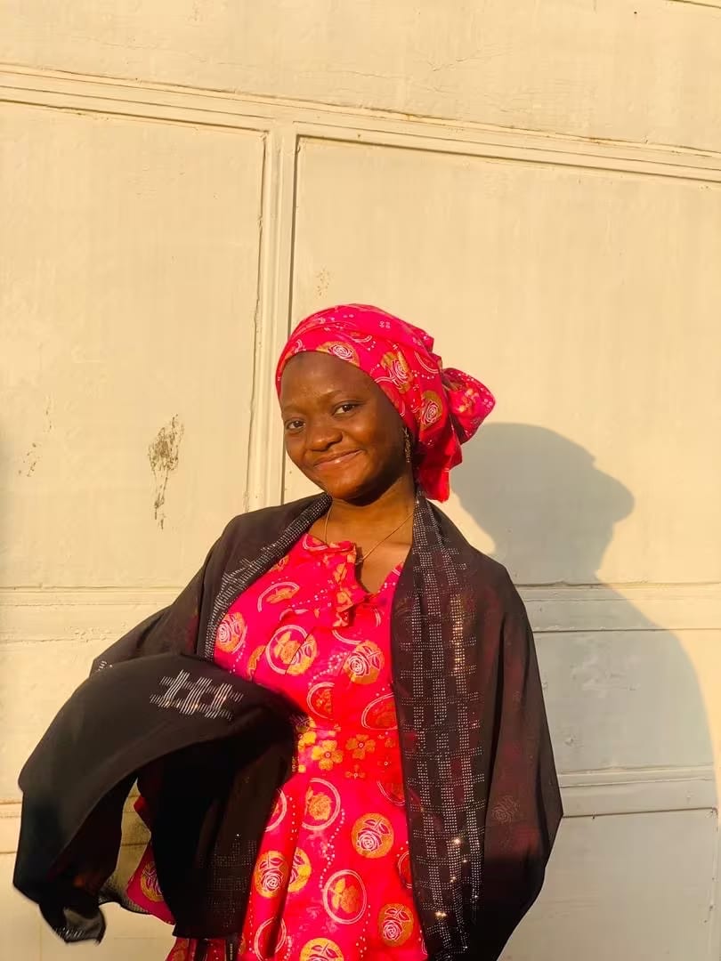 A beautiful picture of Khadija, a designer at Ibadan Techi Community