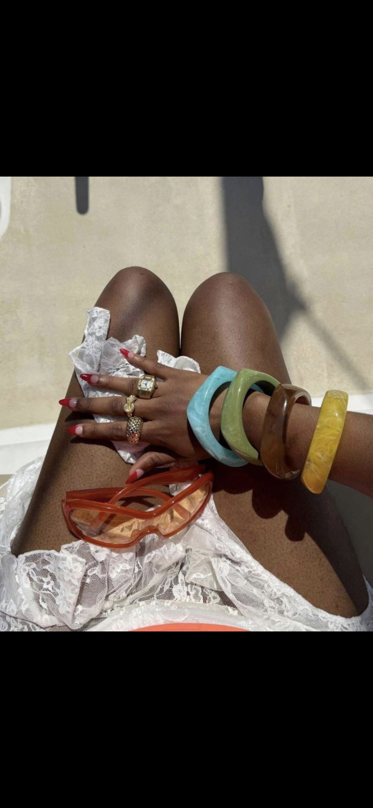 Acrylic bangle