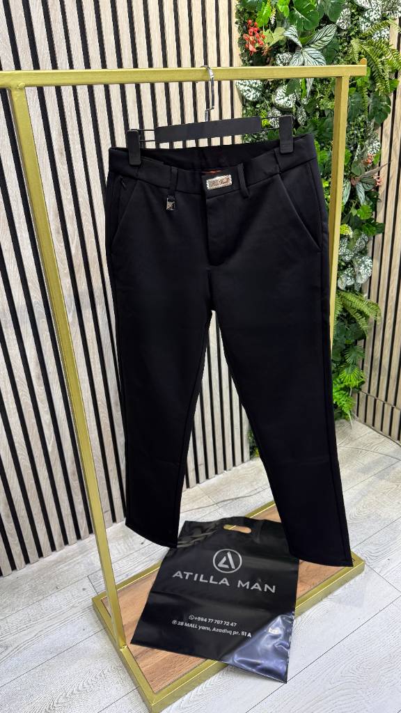 Klassik Qara Şalvar (Smart Casual)