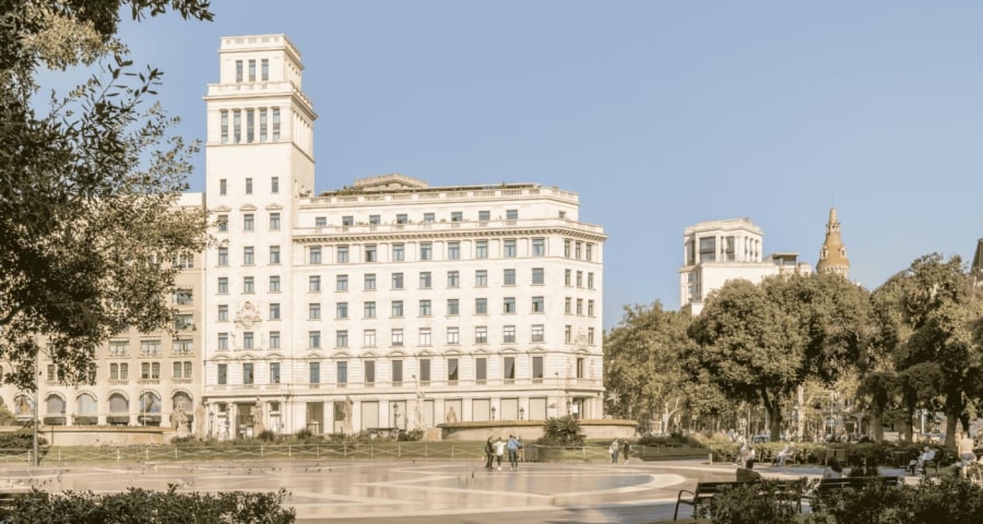 BLESS Hotel Barcelona facade with contemporary architectural design