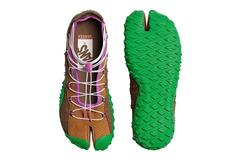 VanSZA LX Tabi Hiker split-toe boot detailed view