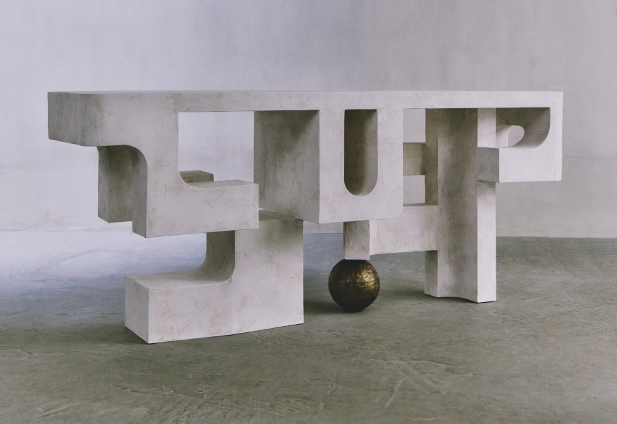CHILL Console by MAY Maylis and Charles Tassin, a geometric furniture piece at PAD London 2026