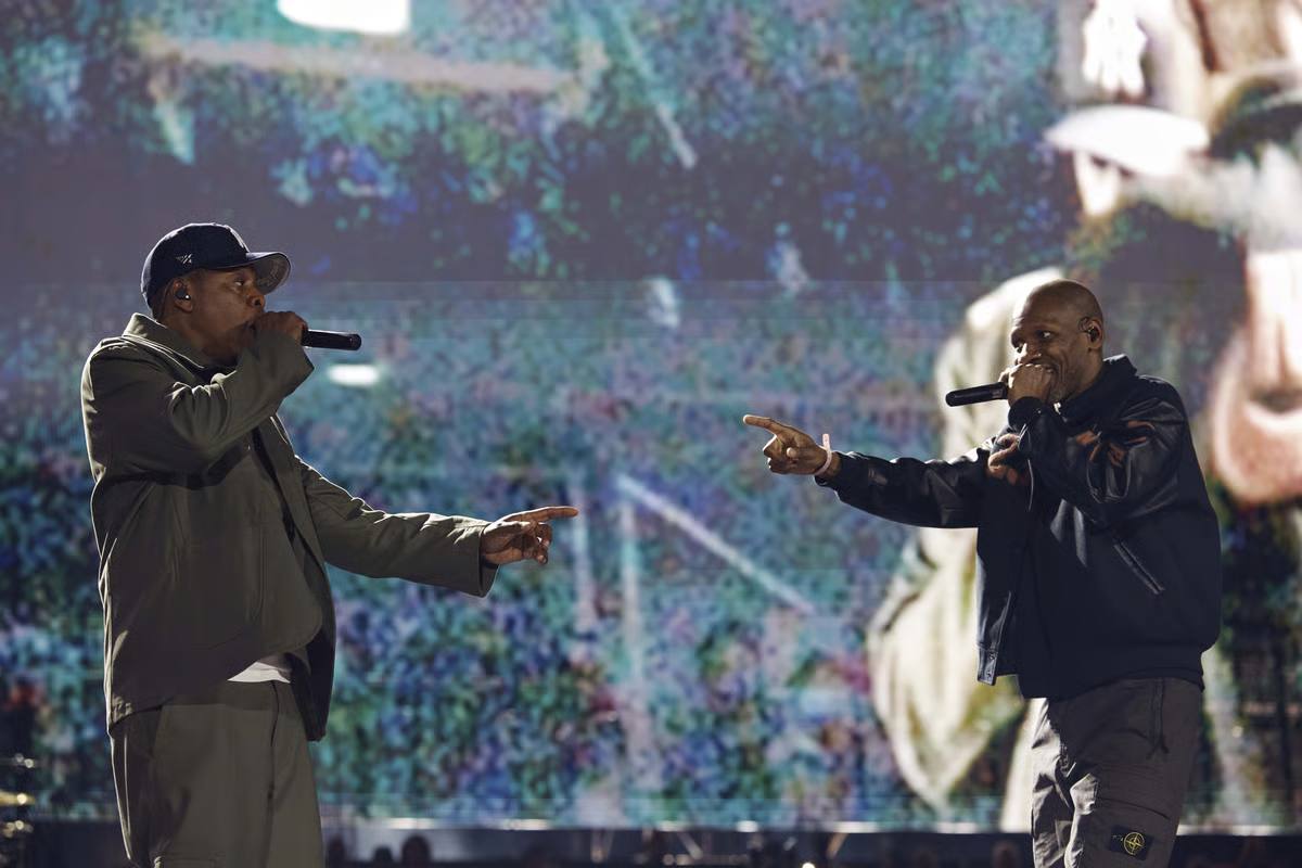 JAY-Z IN LONDON: FUGEES, FIREWORKS AND ACE OF SPADES AT TOTTENHAM