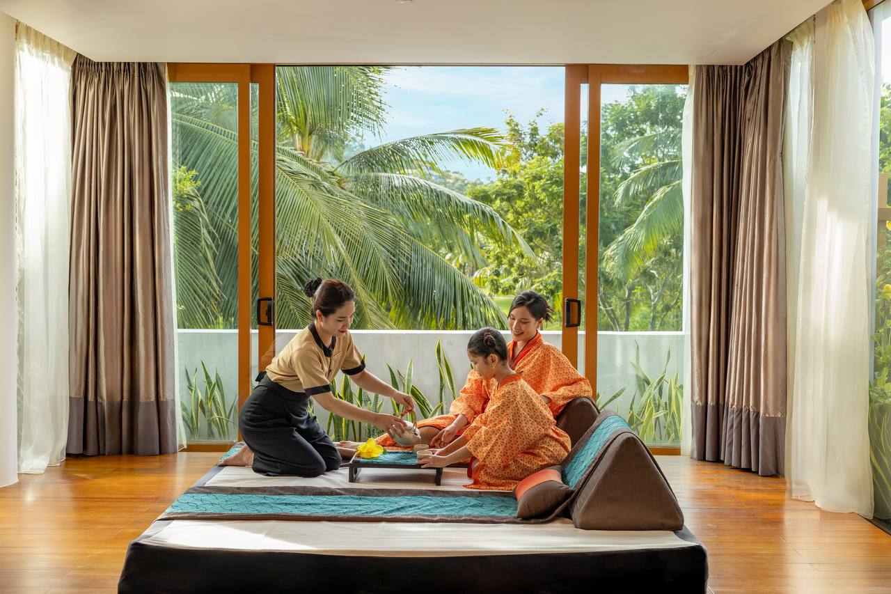 Family spa experience at Angsana Spa