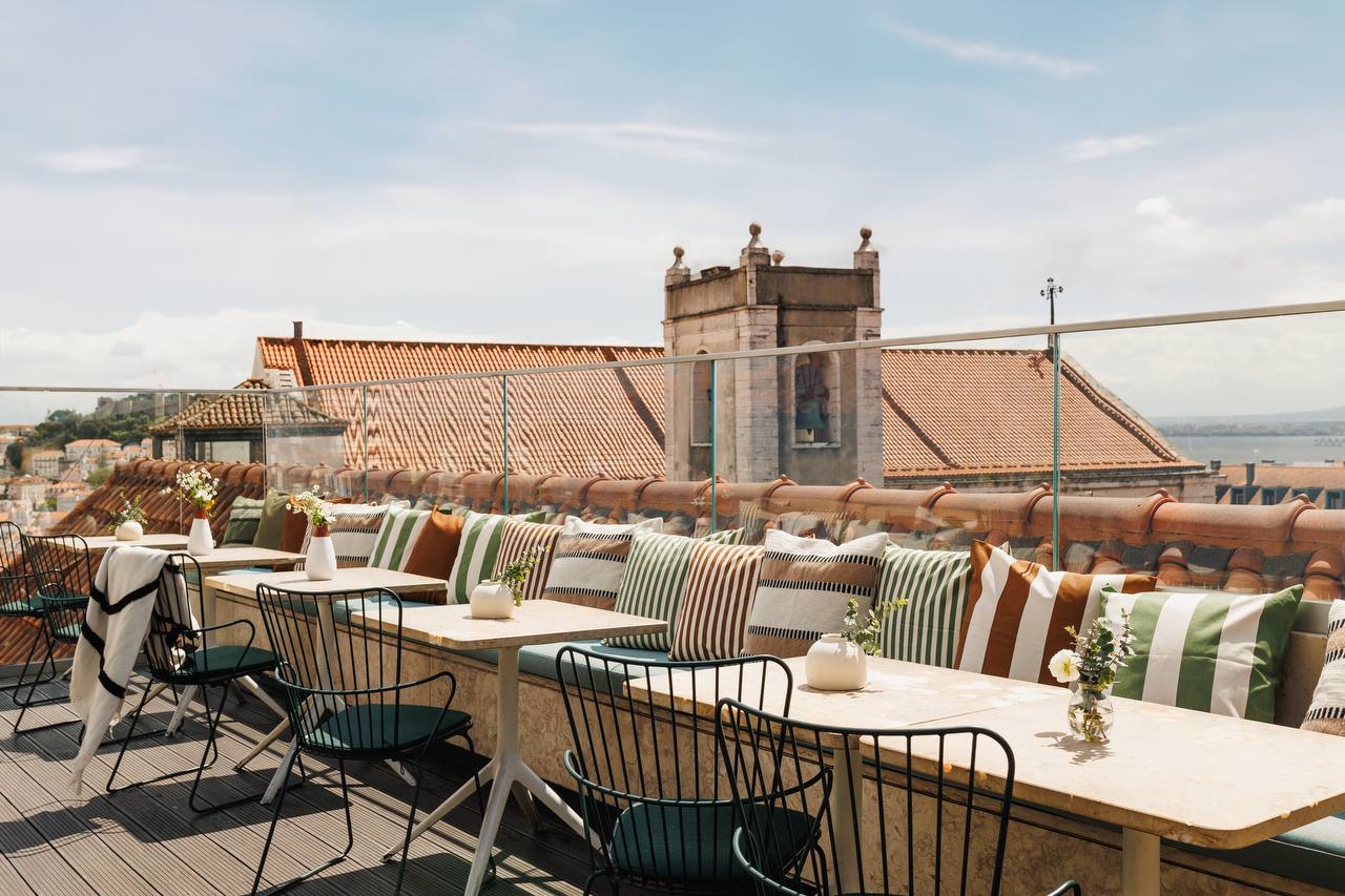 Lumi Rooftop interior at The Lumiares Hotel & Spa, Lisbon