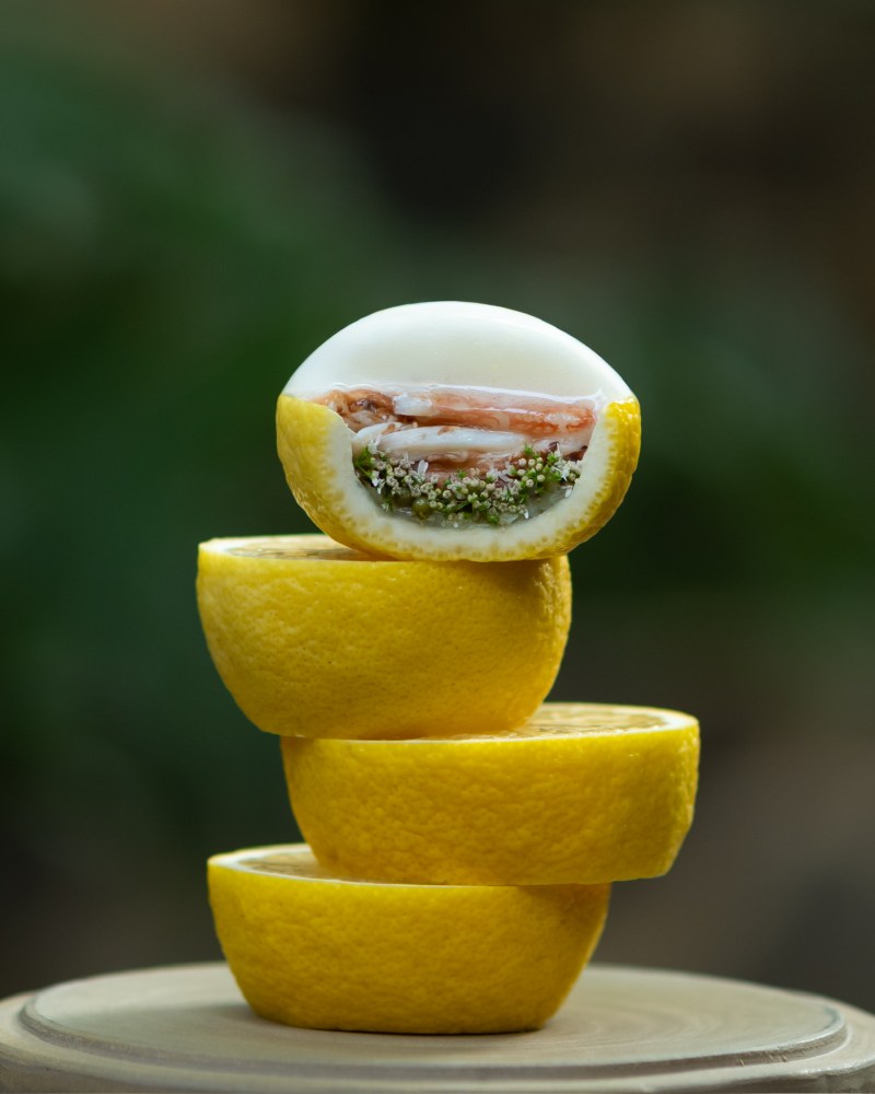 Nephele Binh Thuan Province blue swimmer crab and lemon
