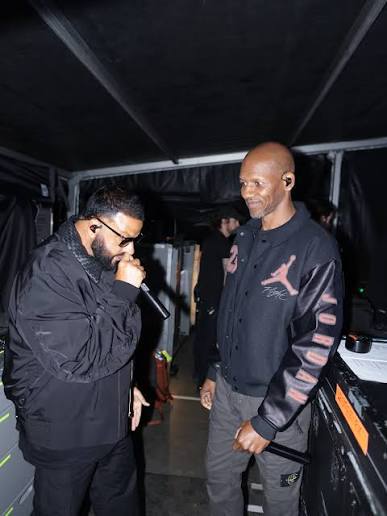 Backstage corridor at Tottenham Hotspur Stadium before the JAY-Z 30 Tour performance