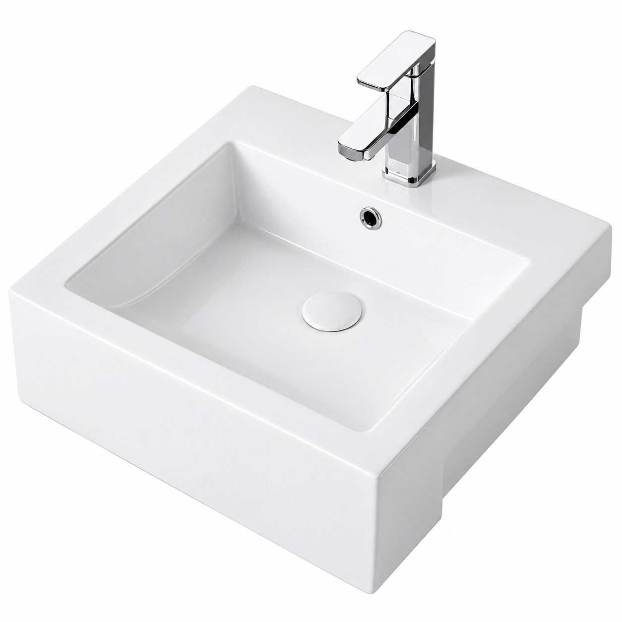 Jomix Semi Counter Basin – Modern Design, Premium Ceramic & Easy Maintenance