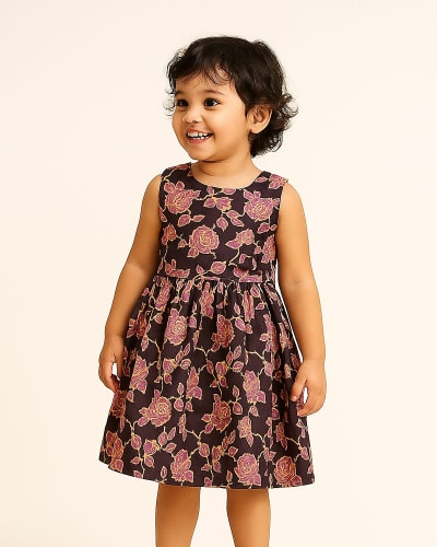 kids cotton frock (girl kids wear)