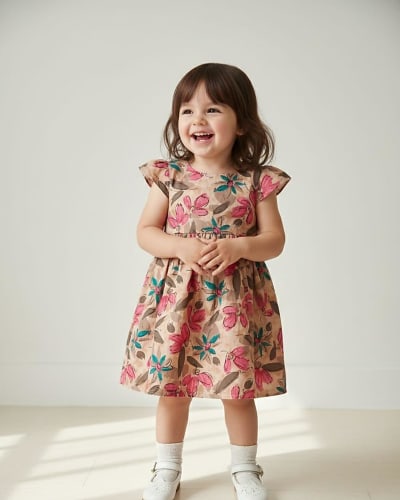 kids cotton frock (girl kids wear)