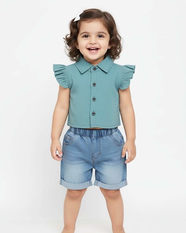 crop top - Sky Blue (Main view)