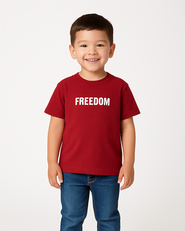 Kids t-shirt  - Crimson (Main view)