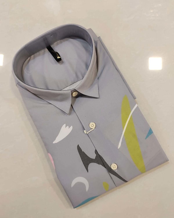 gent's shirt  - Silver (Main view)