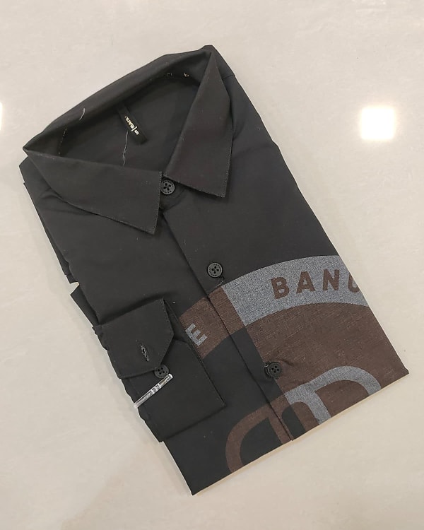 Gents shirt - Black (Main view)