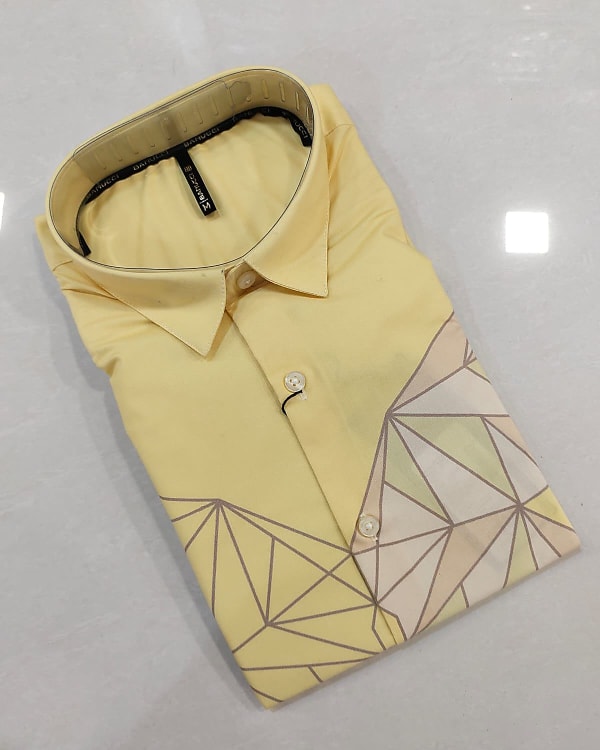 Gents shirt - Yellow (Main view)
