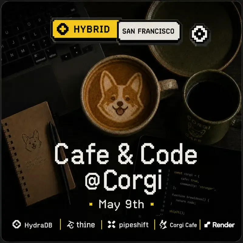 cafe & code at Corgi