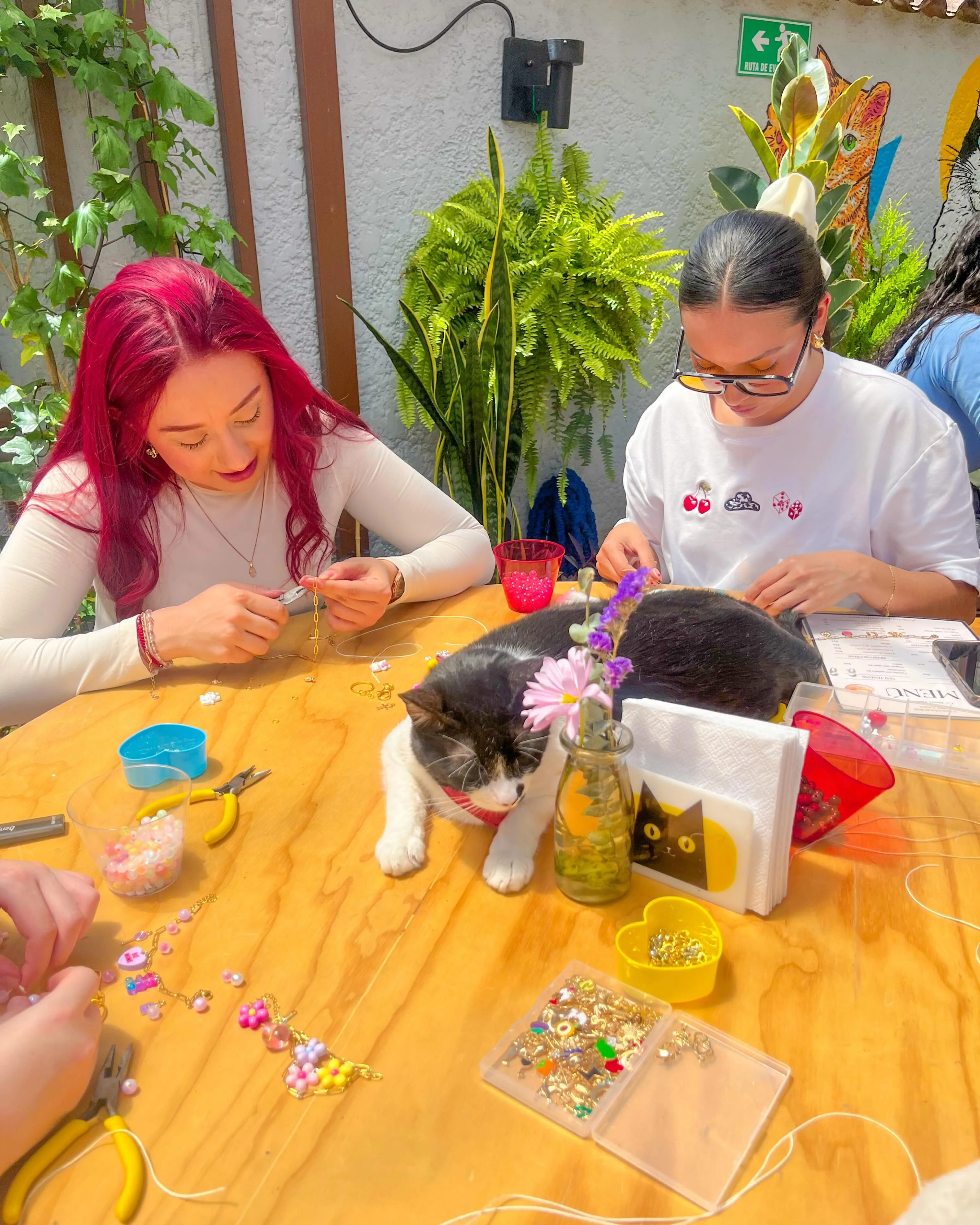 Taller de charms y gatitos (sesión tarde)