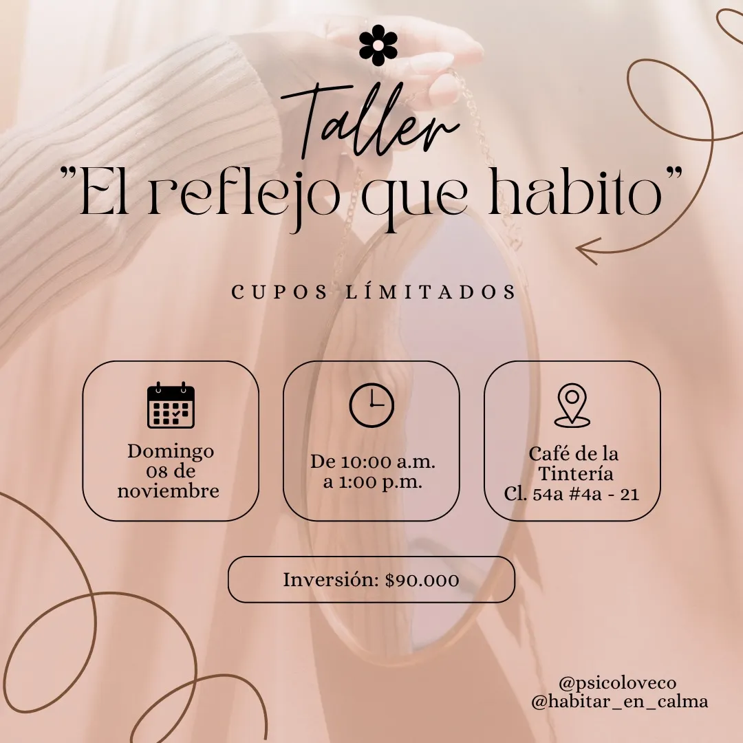 Taller de arteterapia: El reflejo que habito