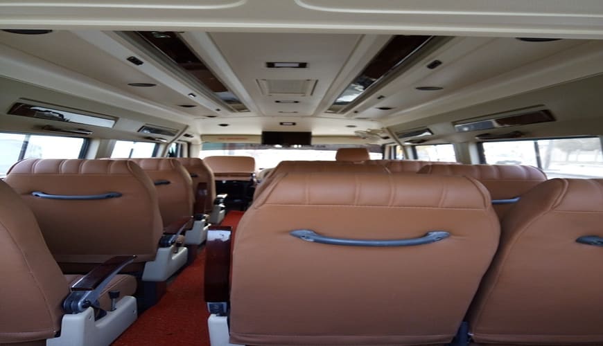 tempo traveller 12 seater luxury