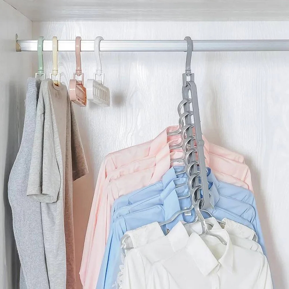 magic folding hangers small bedroom wardrobe organization