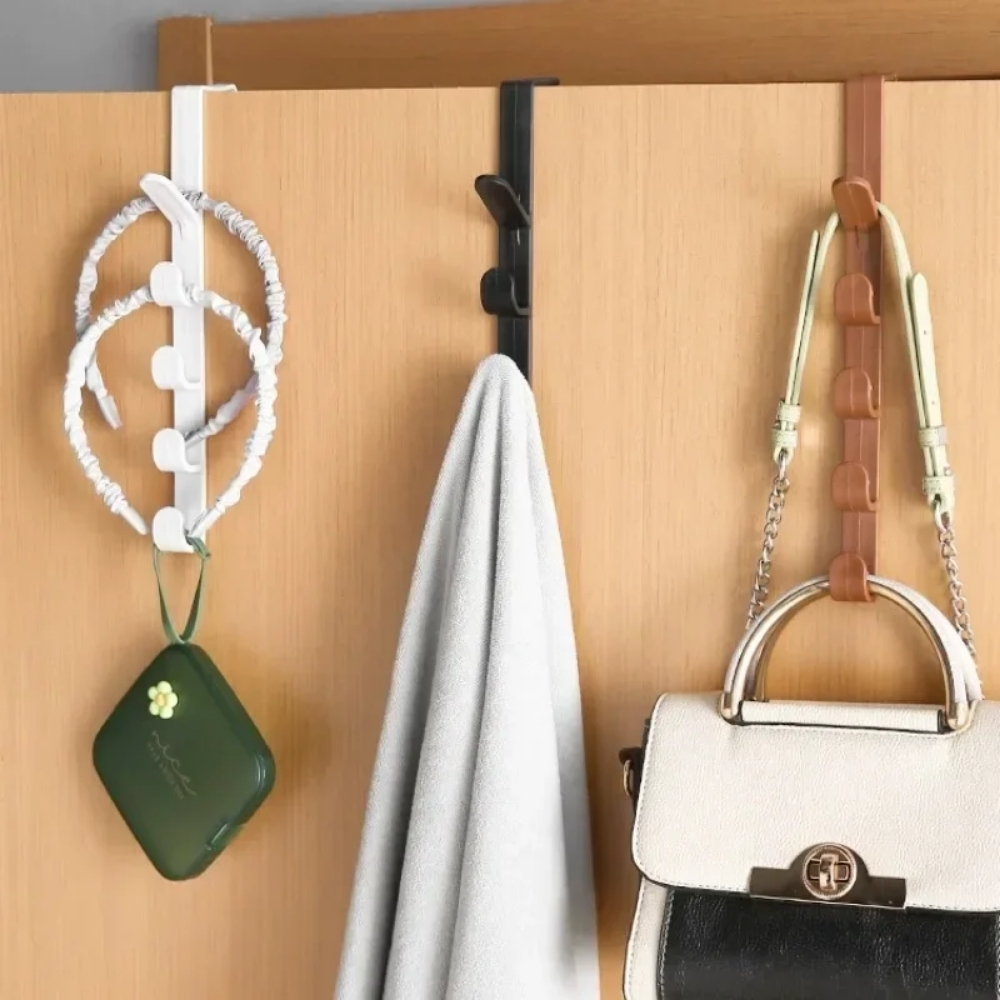behind the door hook rack small apartment storage ideas