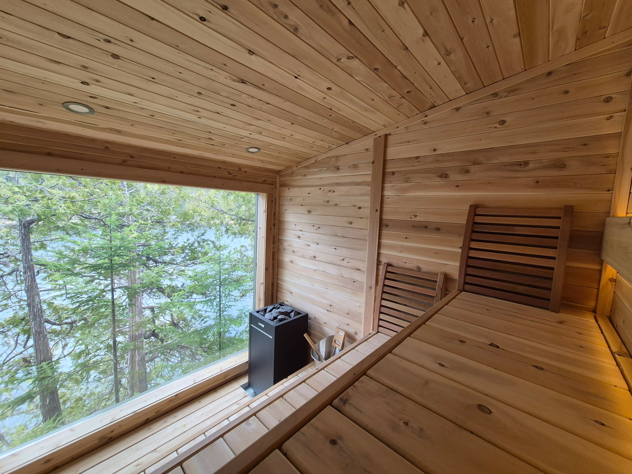 Outpost Sauna, view 4