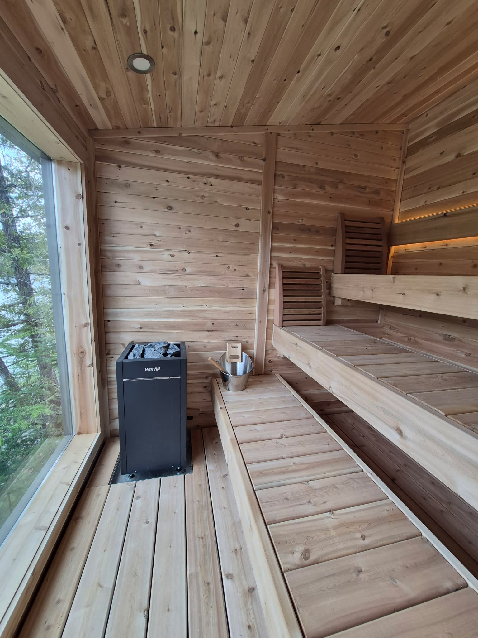 Outpost Sauna, view 3