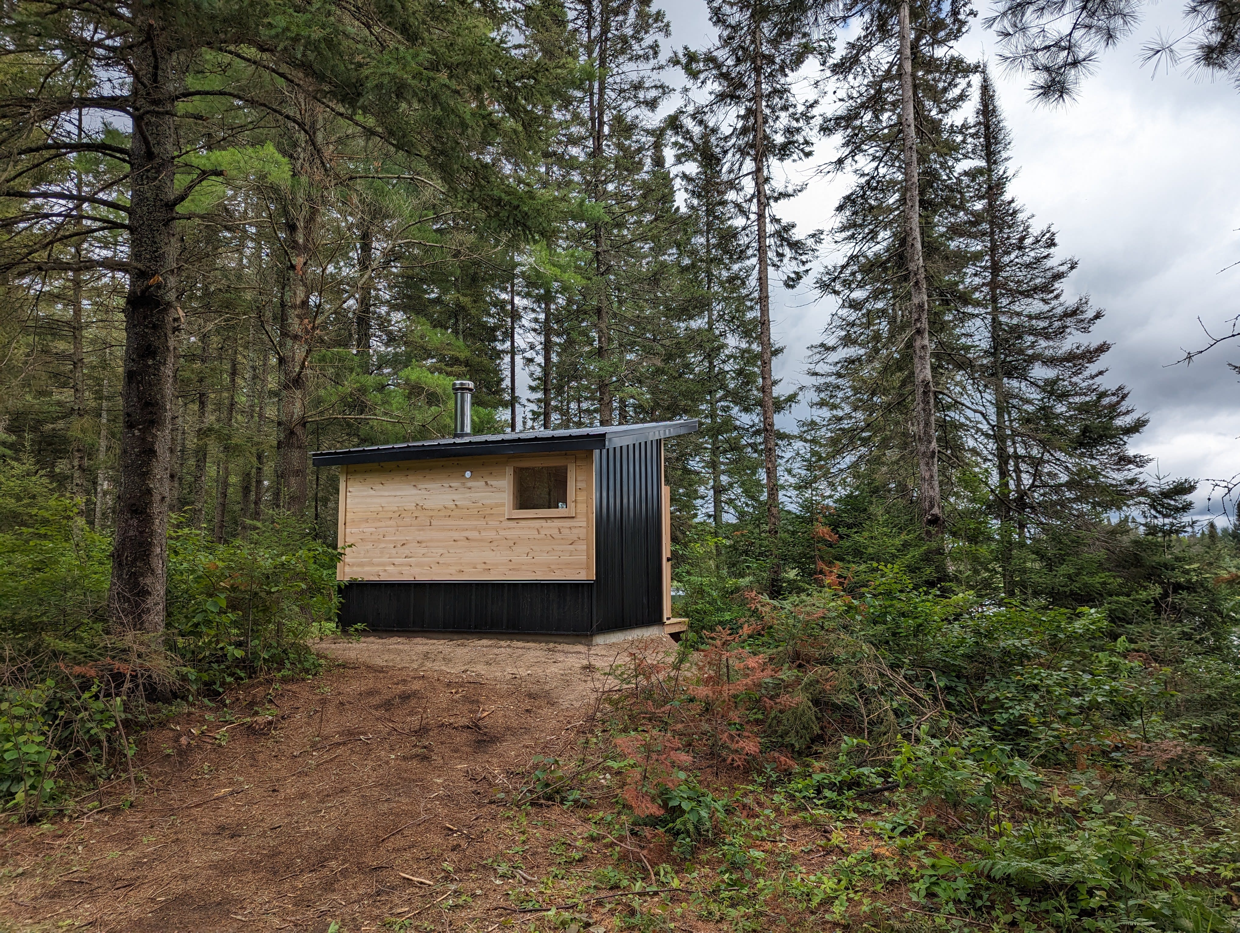 Custom sauna installation