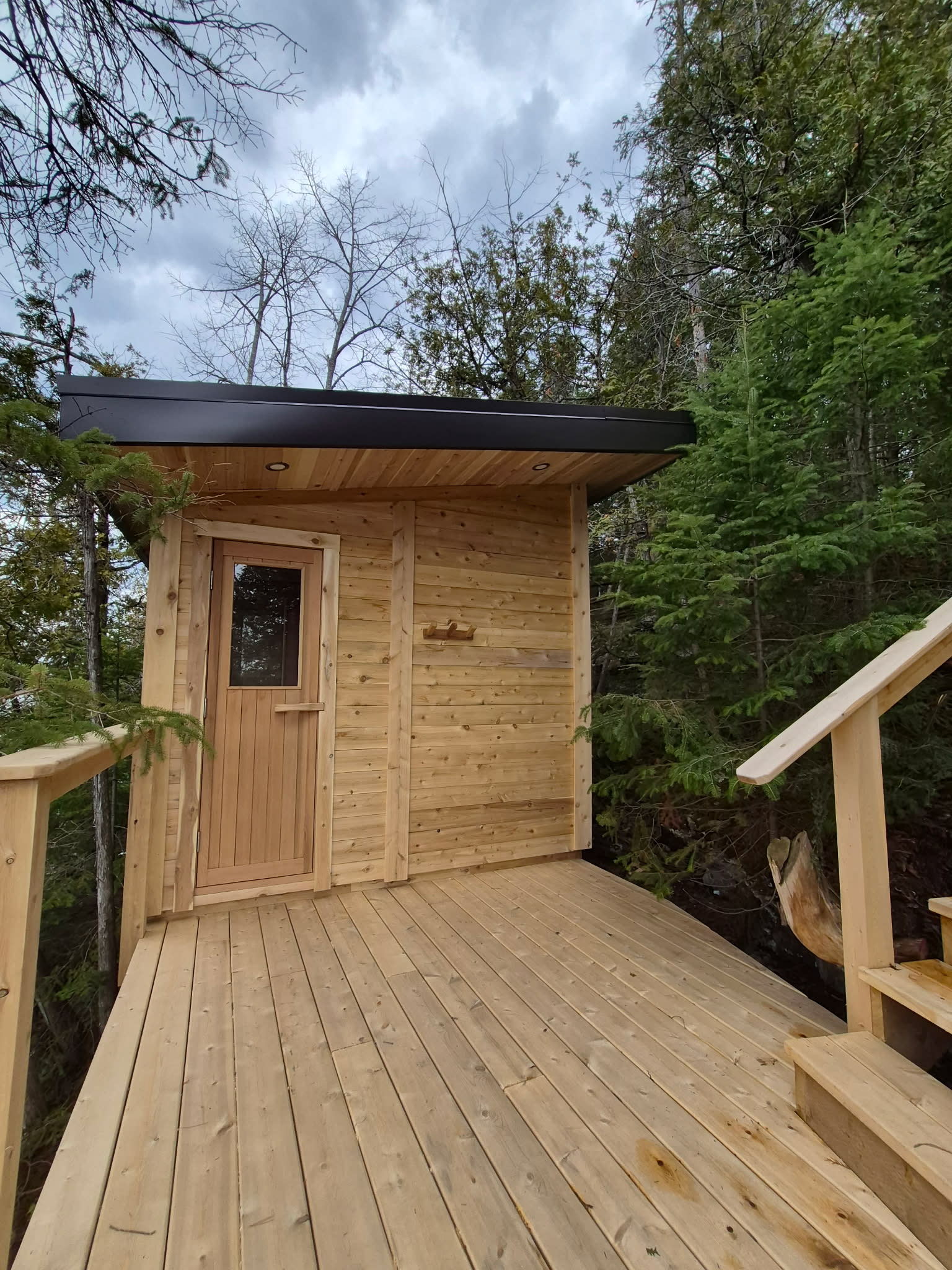 Outpost Sauna, view 2