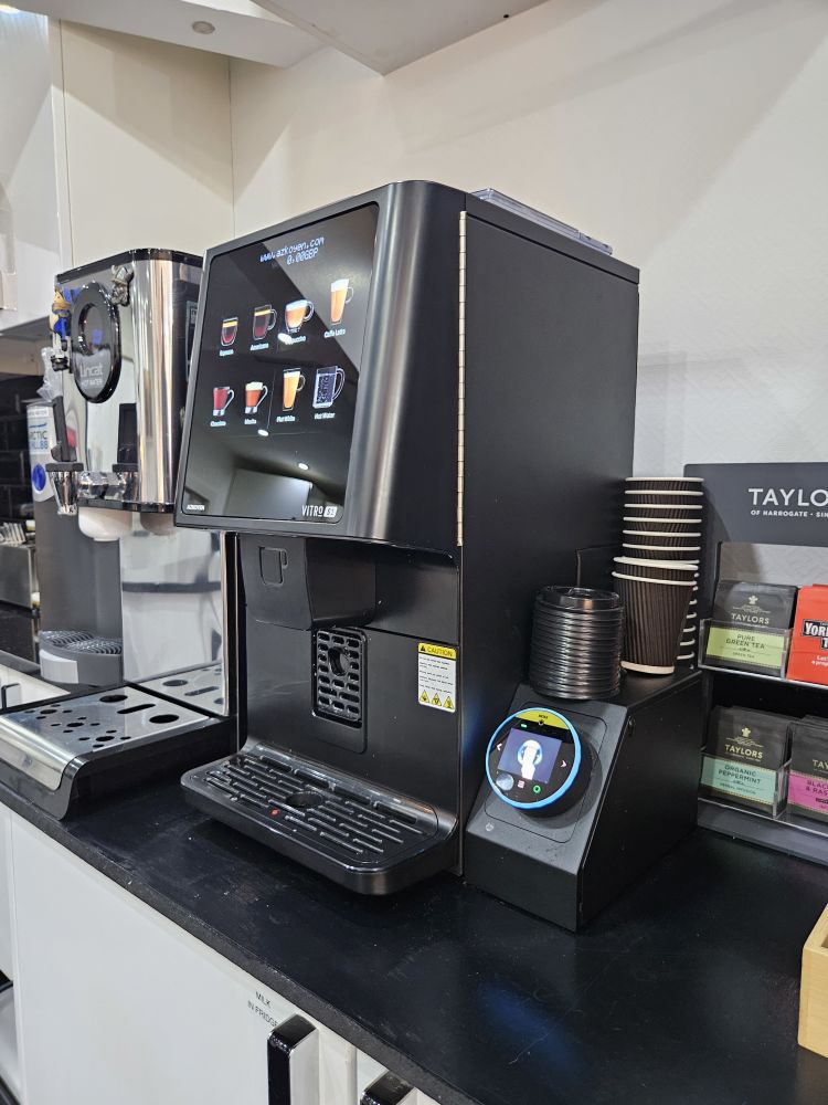 Bean-to-cup coffee machine in The Hub