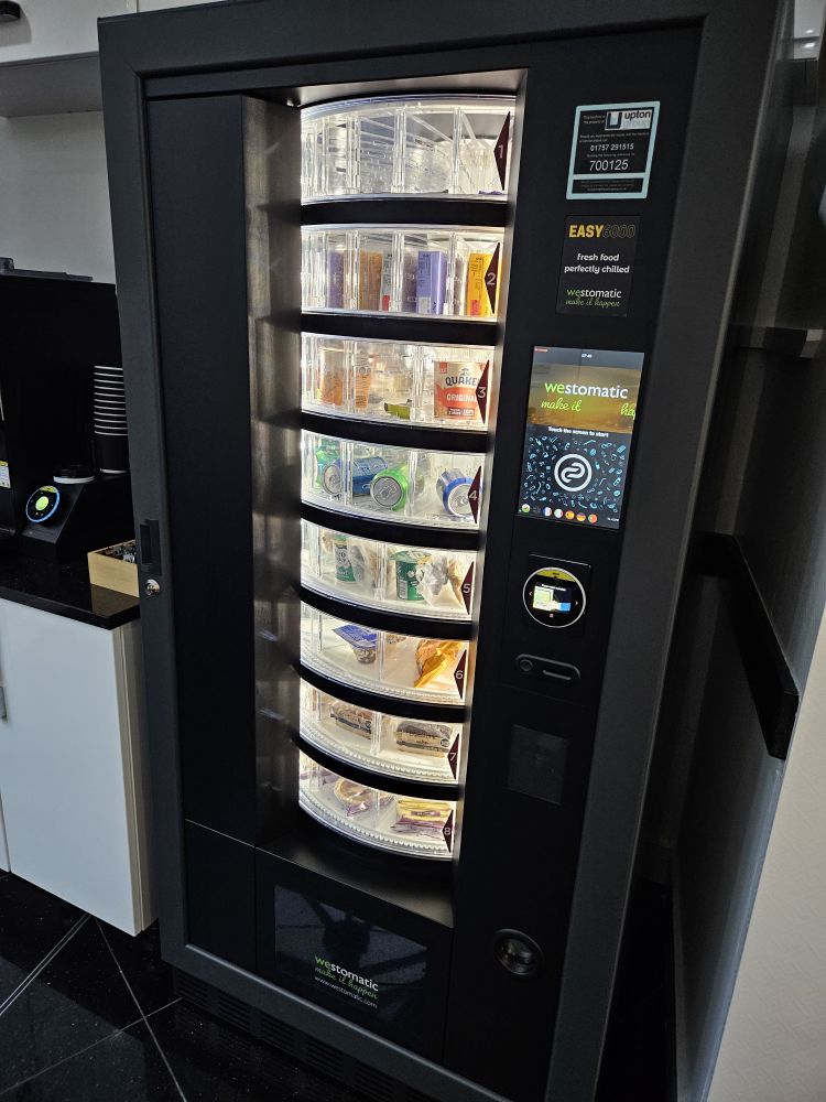 Westomatic Easy 6000 vending machine at Tower House York