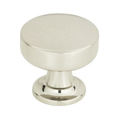 Atlas cabinet knob in Polished Nickel
