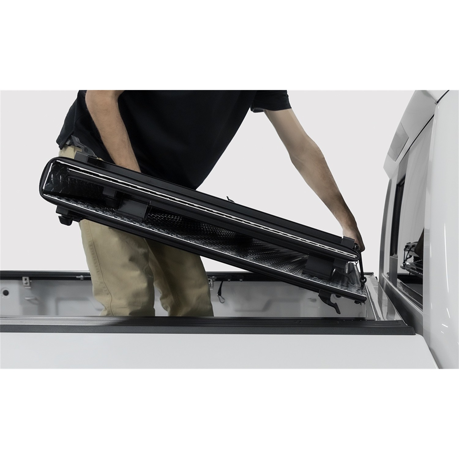 ACCESS LOMAX Hard Tri-Fold Cover For 2024-2025 Toyota Tacoma 5.5ft Bed