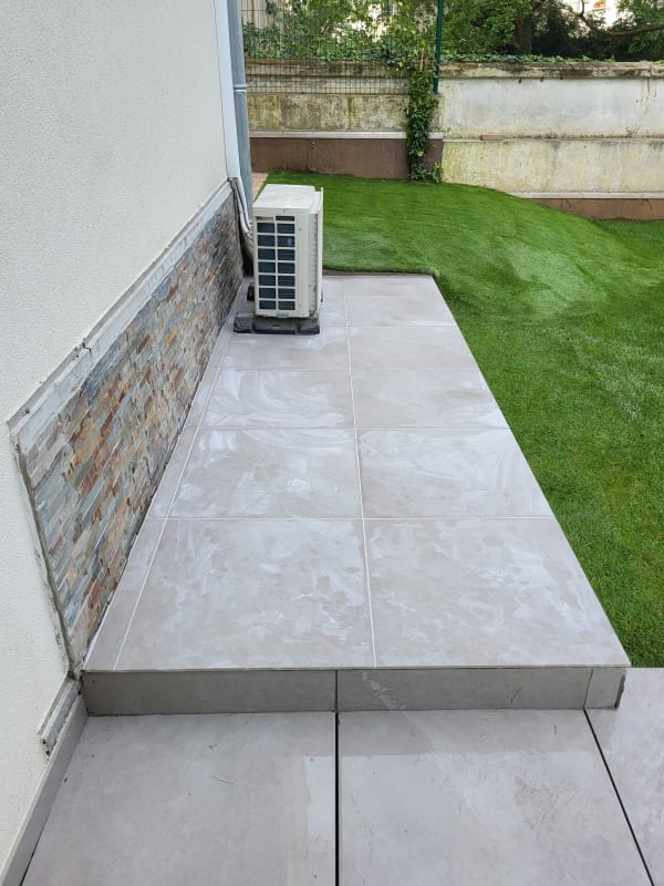Terrasse grès cérame