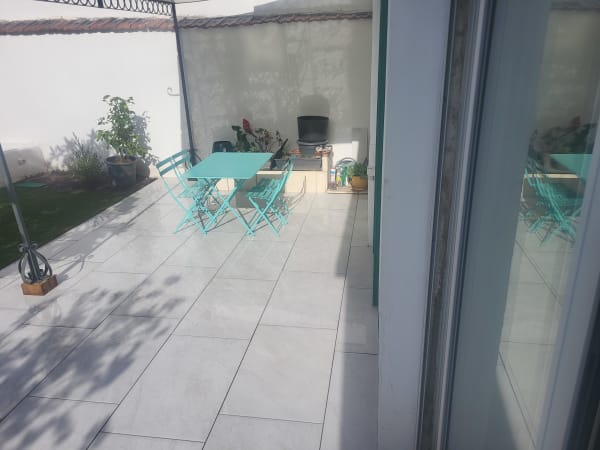 Terrasse grès cérame
