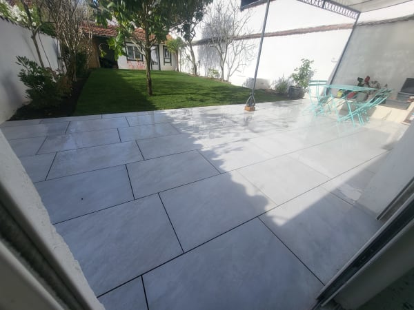 Terrasse grès cérame