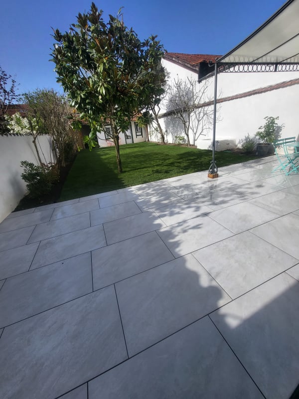 Terrasse grès cérame