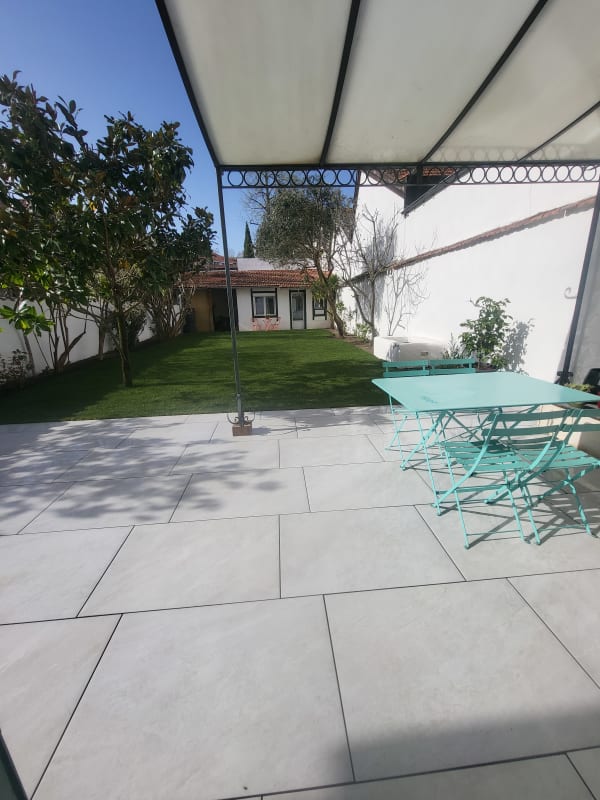 Terrasse grès cérame