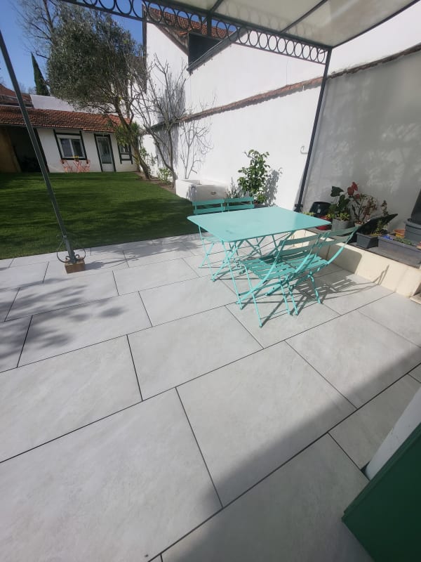 Terrasse grès cérame