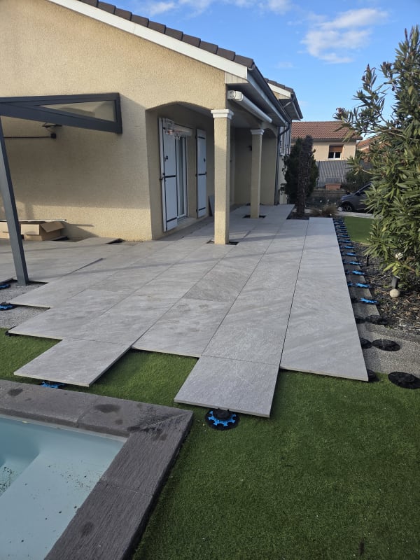 Terrasse grès cérame