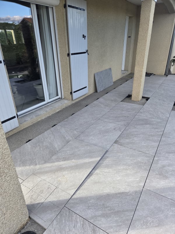Terrasse grès cérame