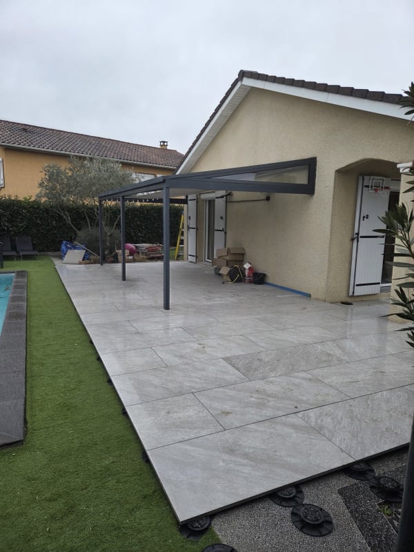 Terrasse grès cérame