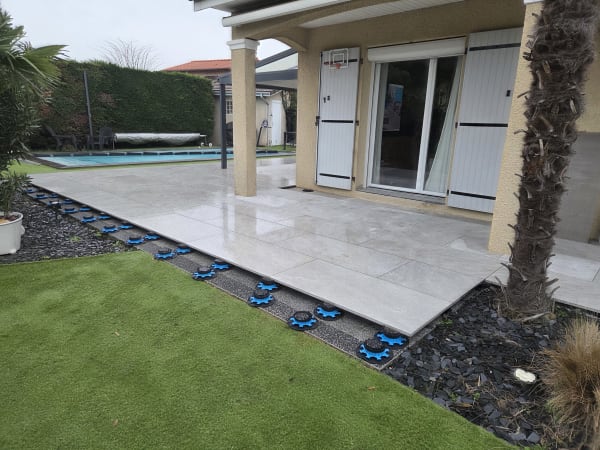 Terrasse grès cérame