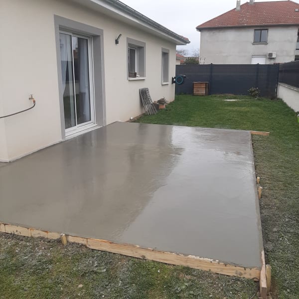 Dalle béton & Carrelage